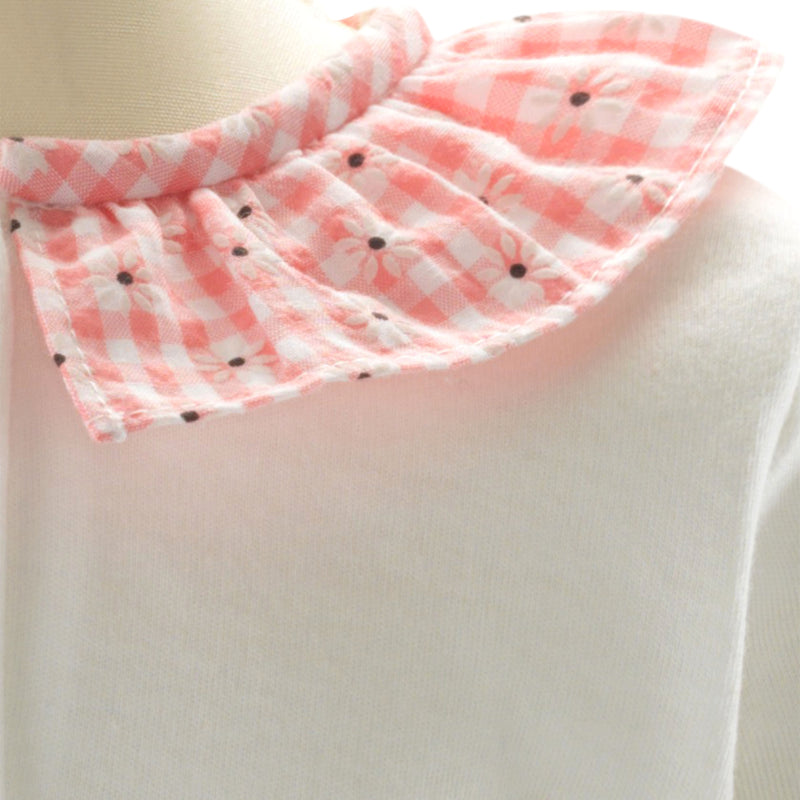 Gingham Daisy Babygro