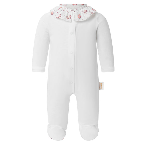 Floral Collar Babygro