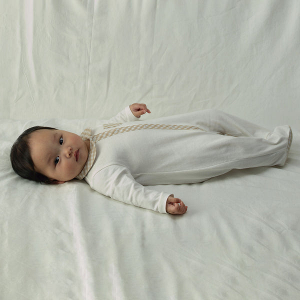Gingham Check Babygro