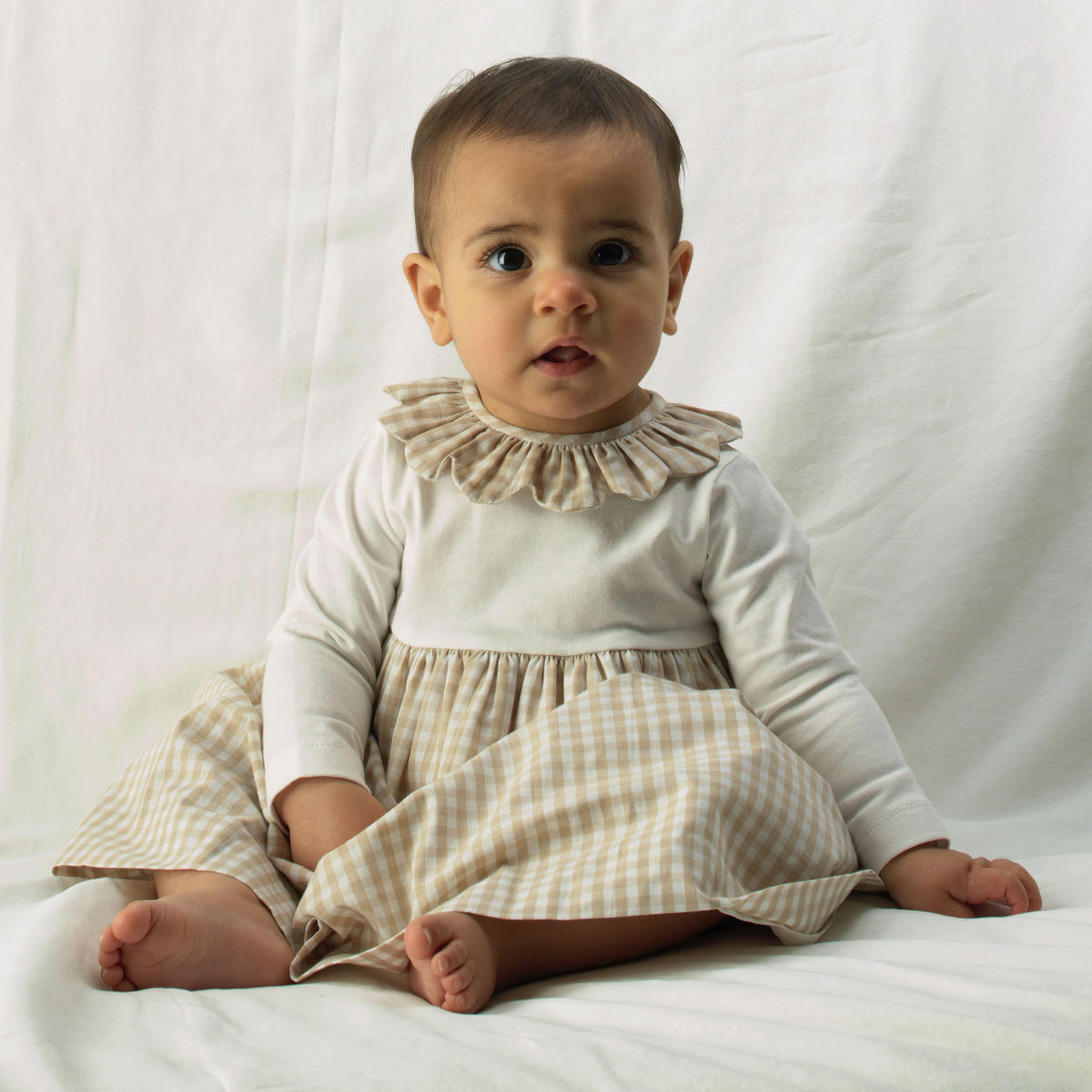 Gingham Check Dress