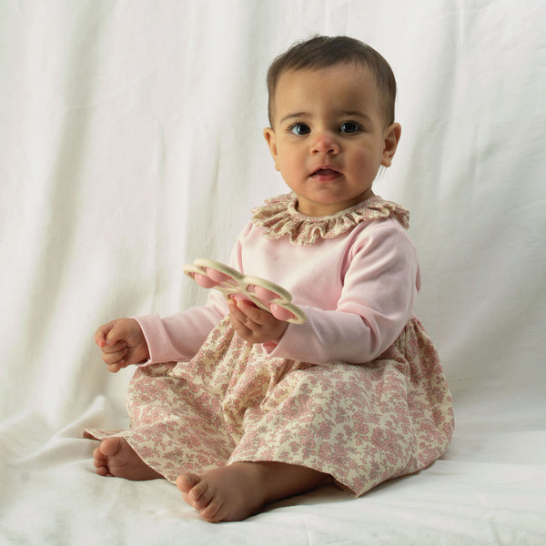Floral Frill Collar Dress