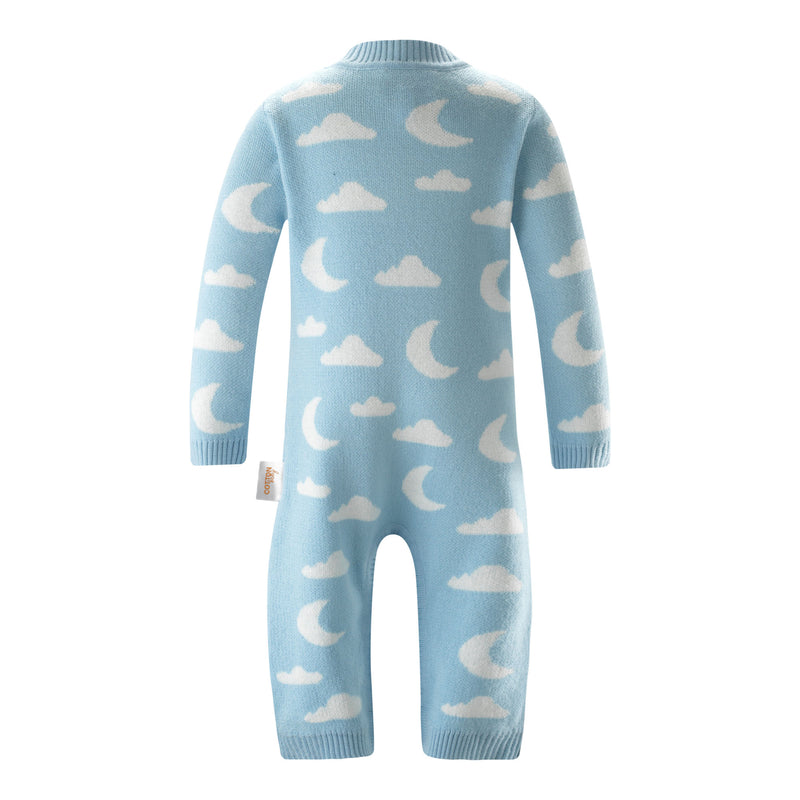 Cloud & Moon Knit Playsuit