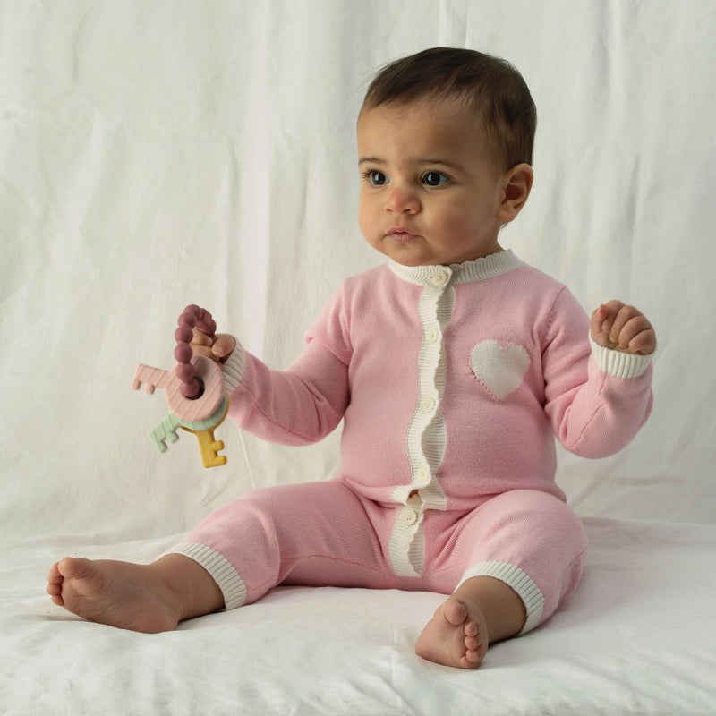 Heart Knit Playsuit