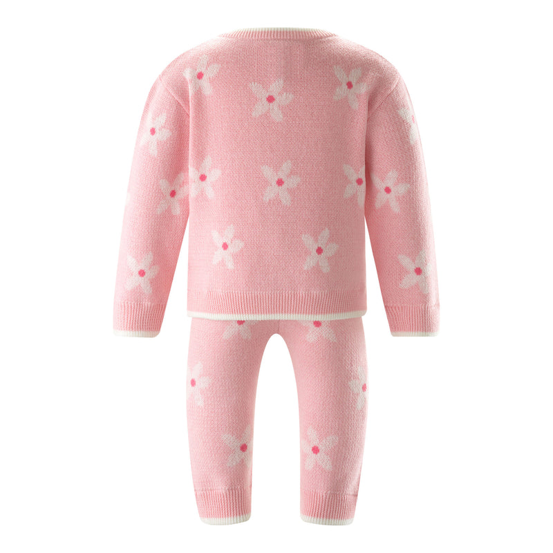 Daisy Knit Cardigan & Leggings Set