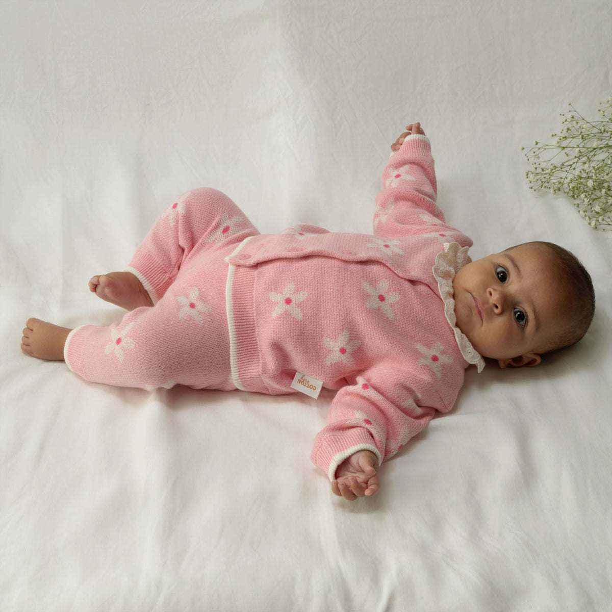 Daisy Knit Cardigan & Leggings Set