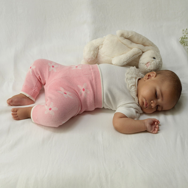 Daisy Knit Cardigan & Leggings Set