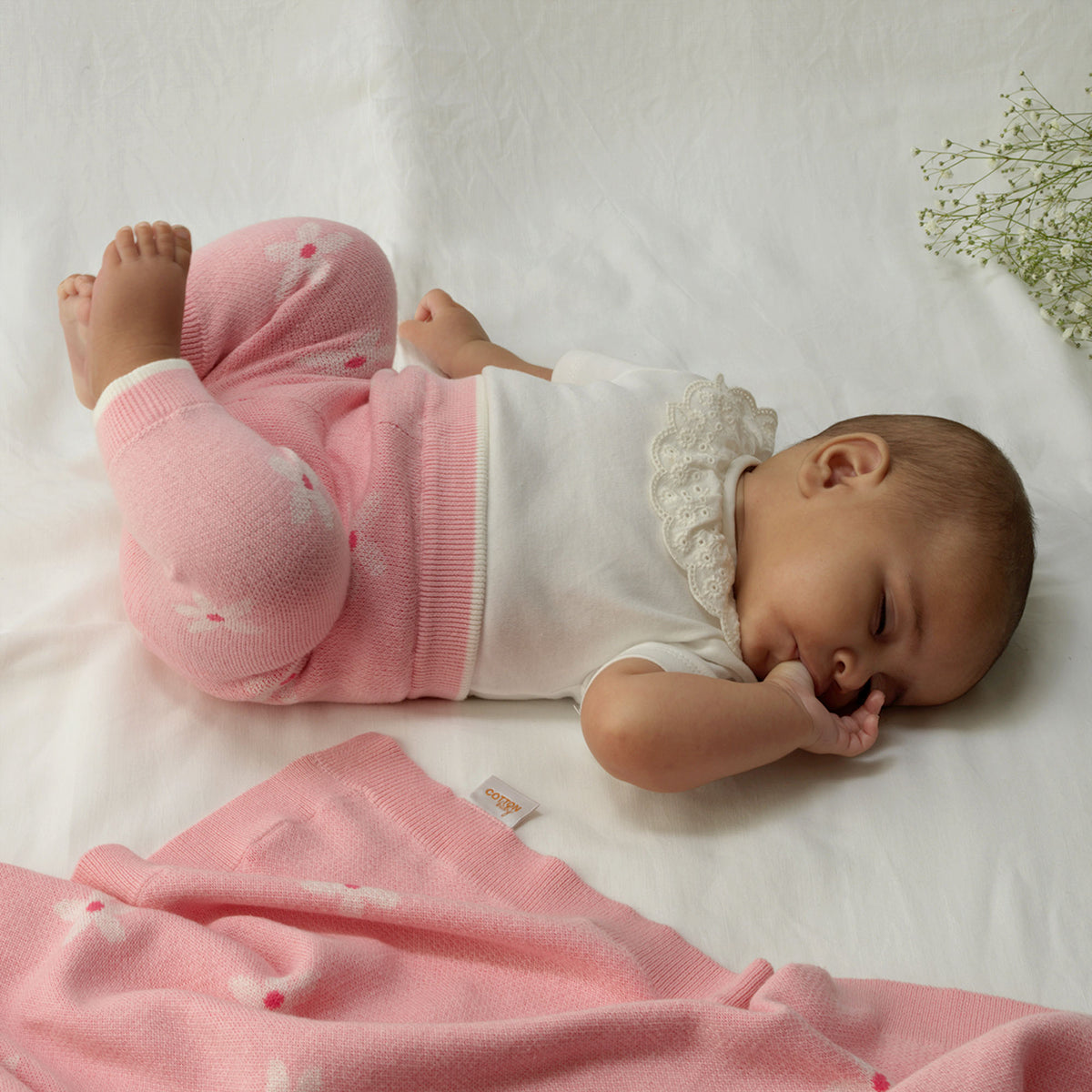 Daisy Knit Cardigan & Leggings Set