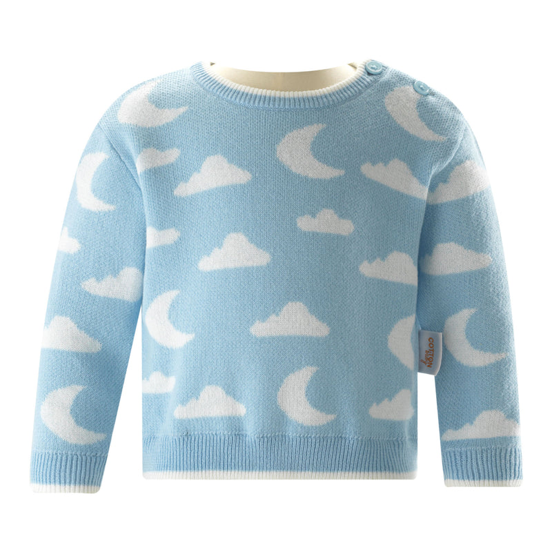 Cloud & Moon Knit Sweater & Leggings Set