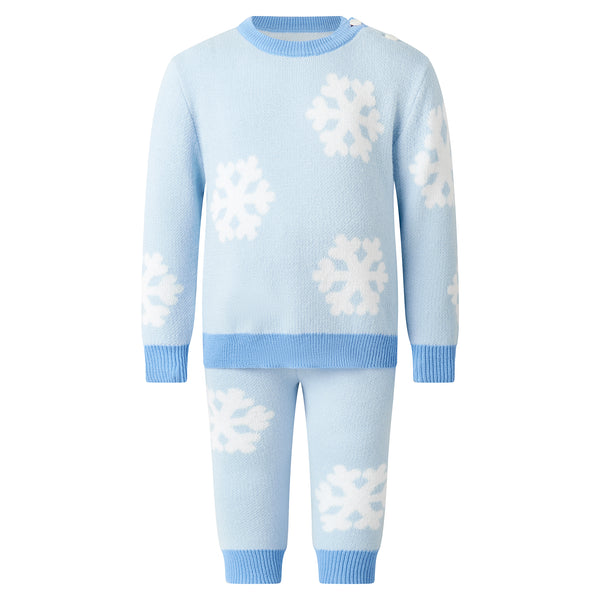 Snowflake Knit Sweater & Leggings Set