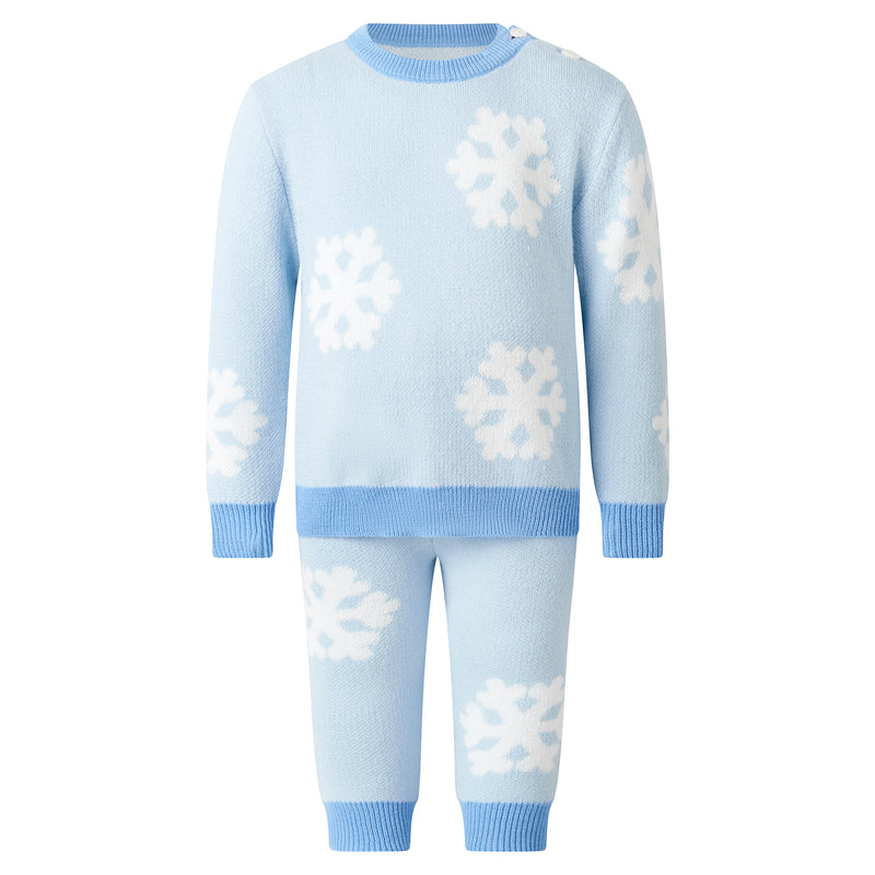 Snowflake Knit Sweater & Leggings Set