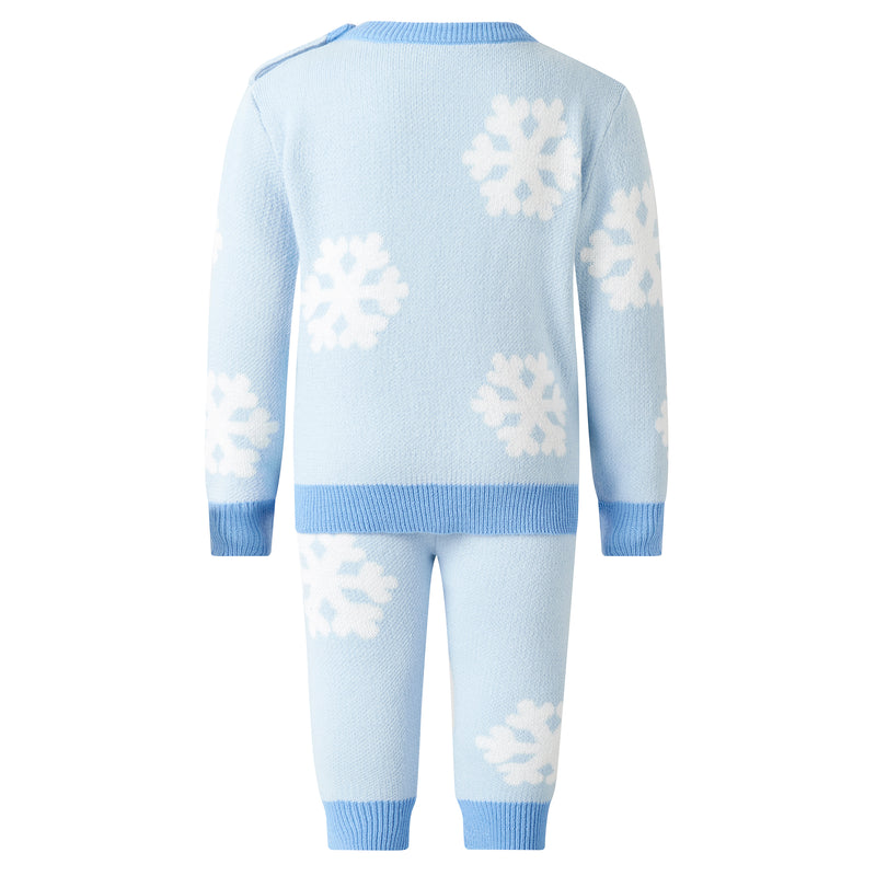 Snowflake Knit Sweater & Leggings Set