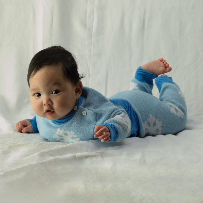 Snowflake Knit Sweater & Leggings Set