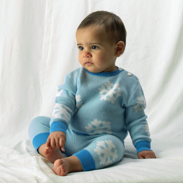 Snowflake Knit Sweater & Leggings Set