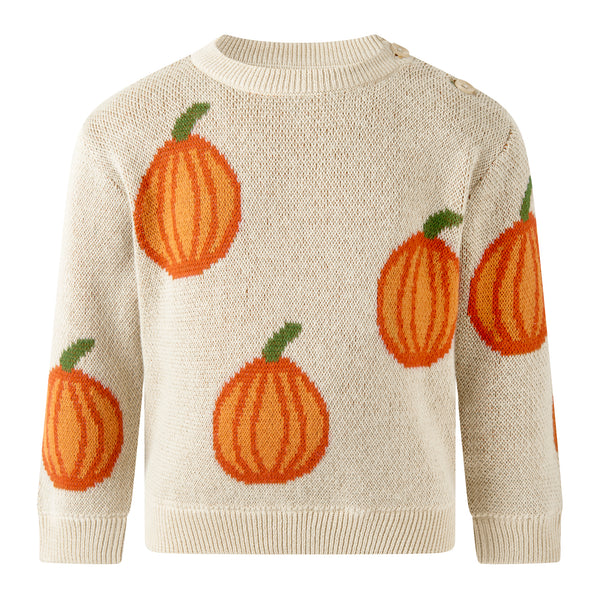 Pumpkin Knit Sweater & Leggings Set