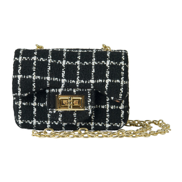 Tweed Crossbody Bag