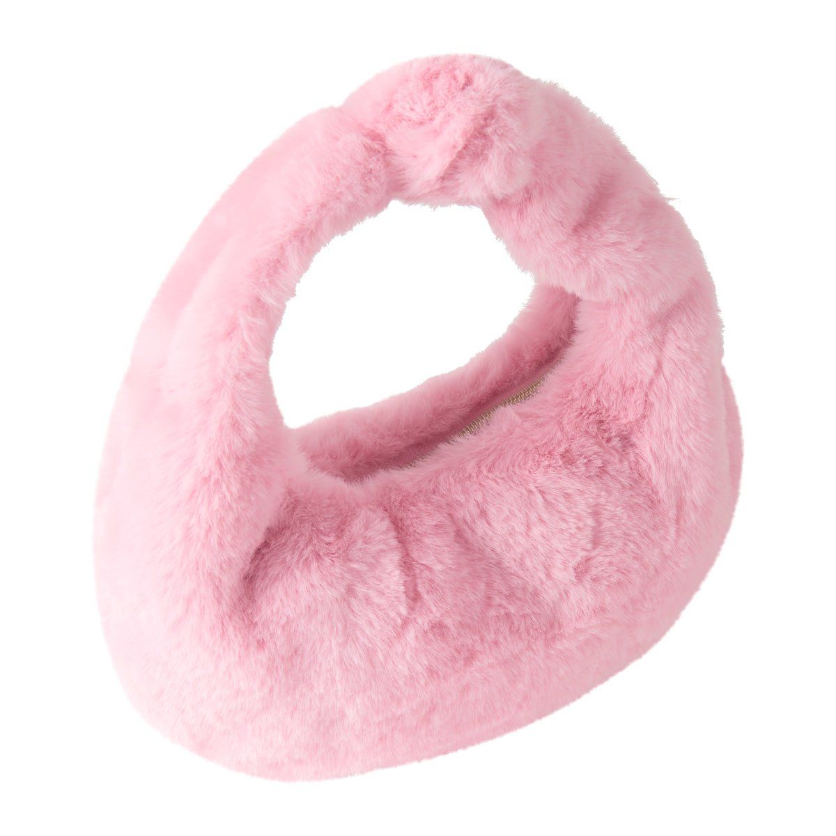Pink Faux Fur Bag