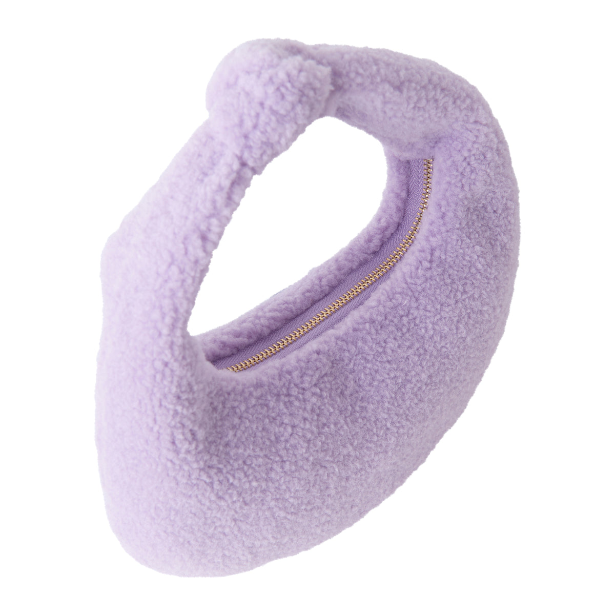 Purple Shearling Bag