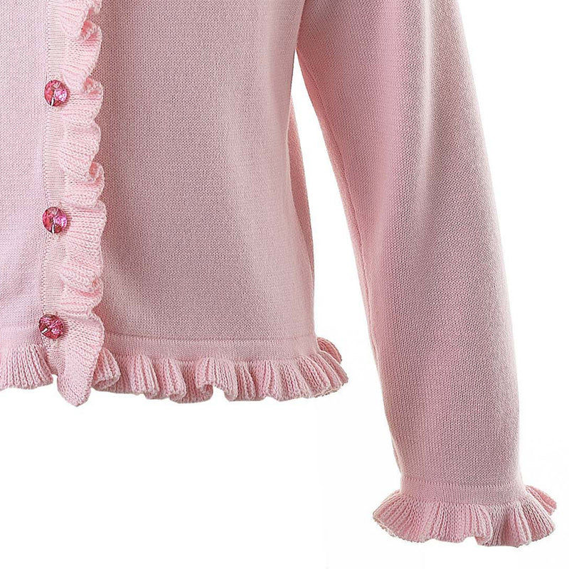 Pink Frill Cardigan