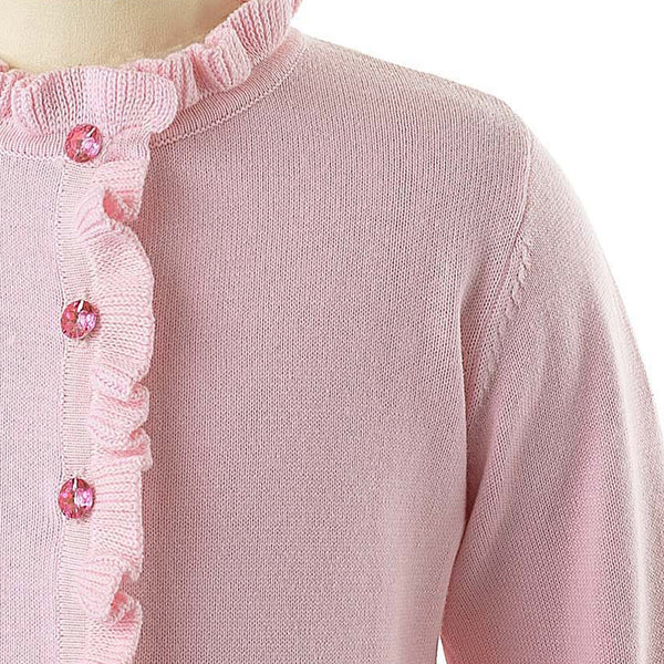 Pink Frill Cardigan