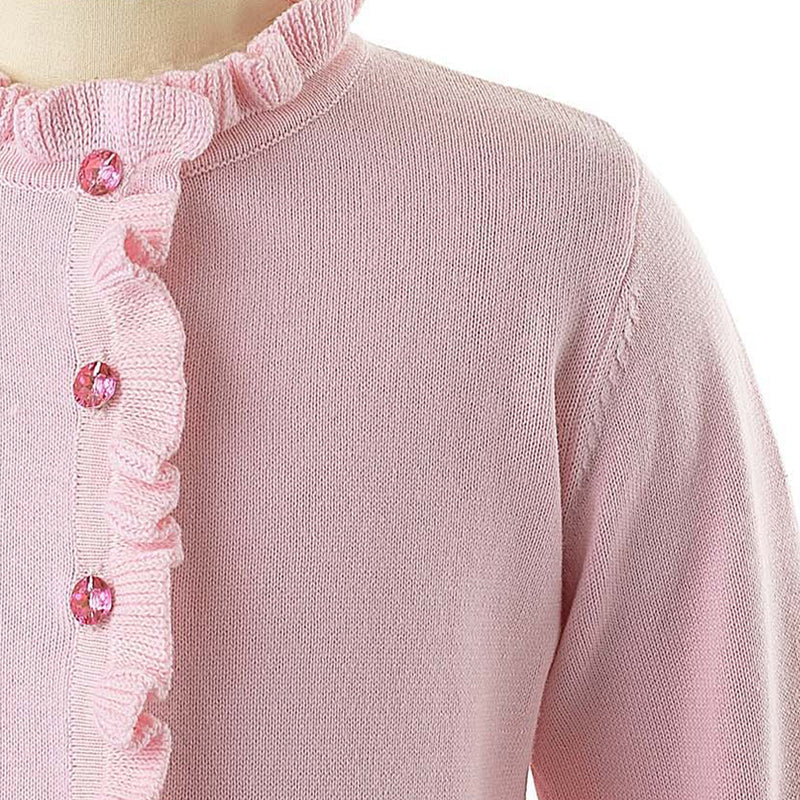 Pink Frill Cardigan