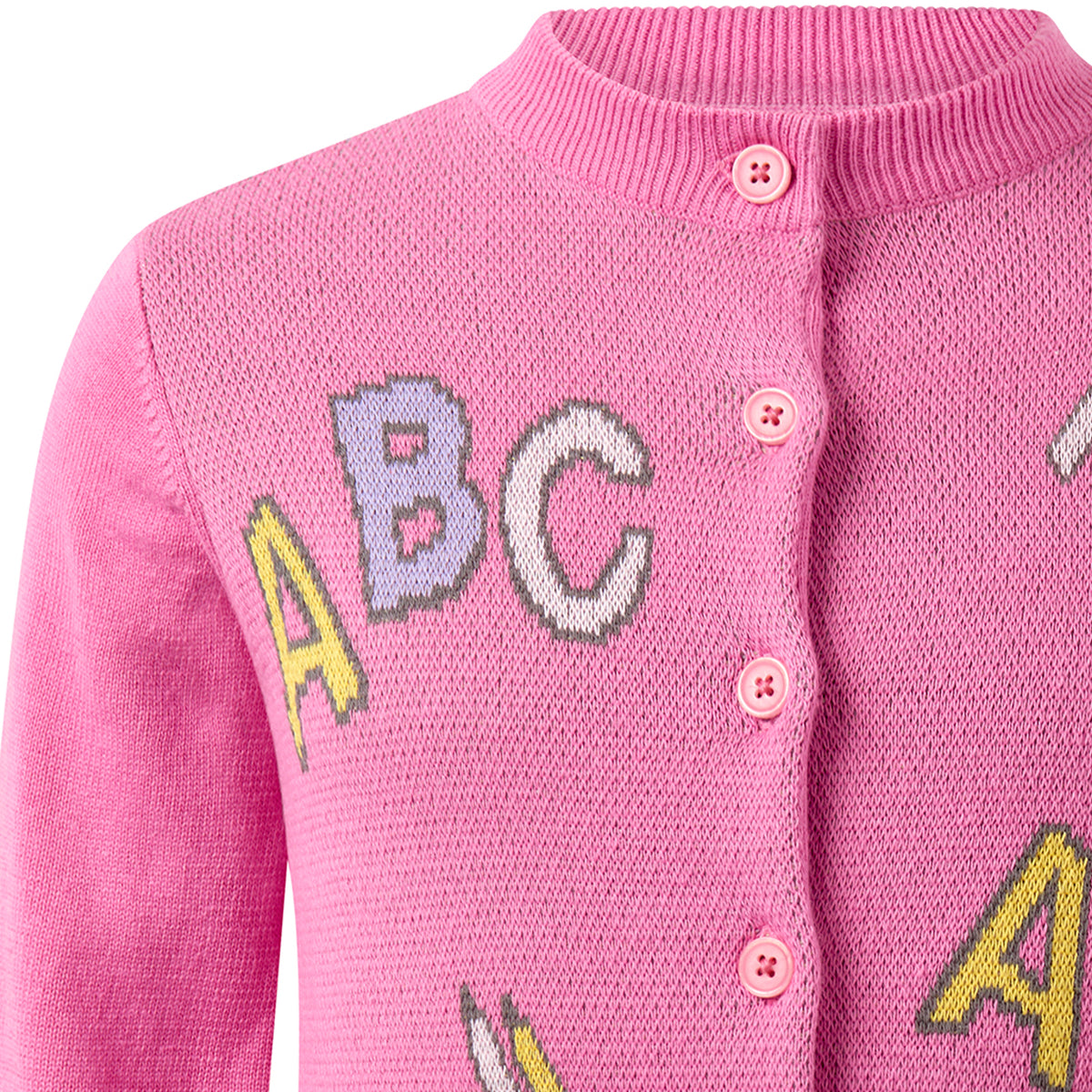 ABC Intarsia Cardigan
