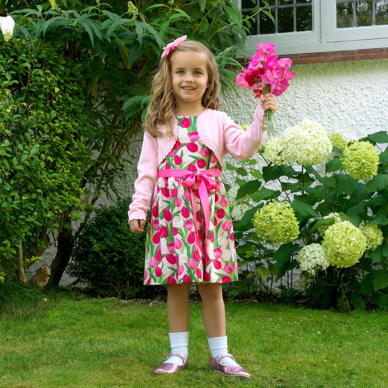 Pink Scalloped Trim Bolero