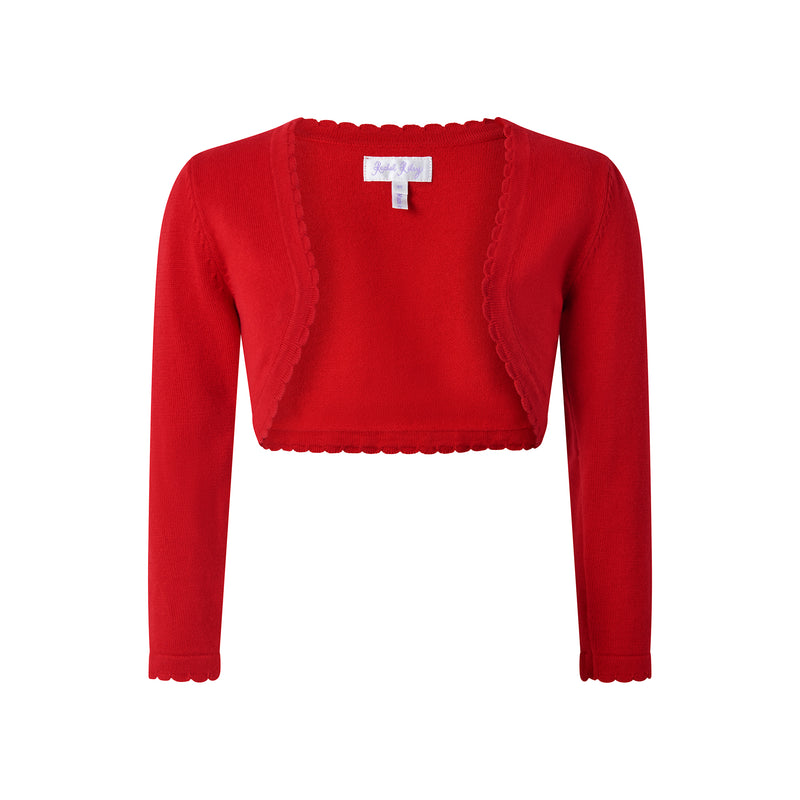 Red bolero sweater on sale