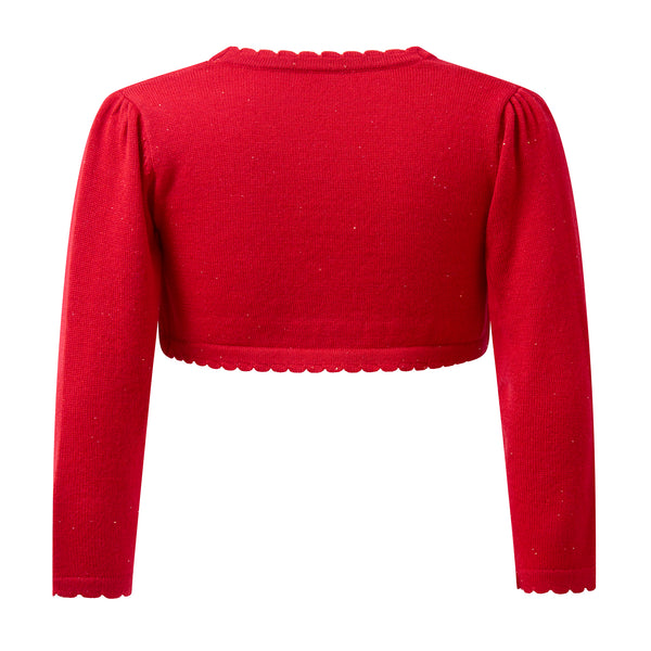 Sparkle Scalloped Bolero