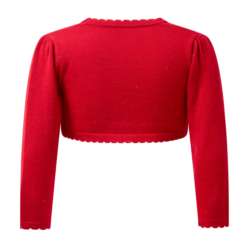Sparkle Scalloped Bolero