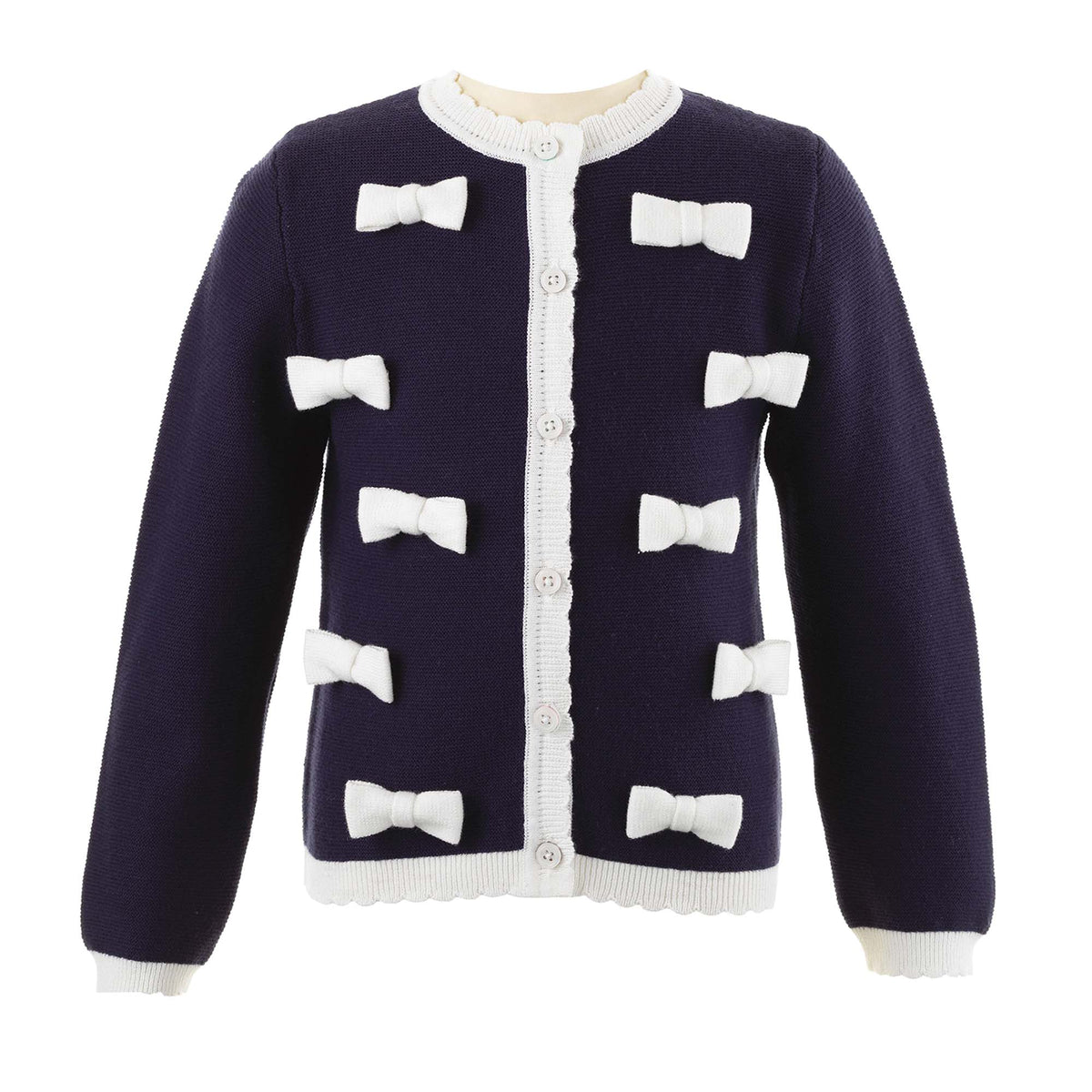 Bow Applique Cardigan