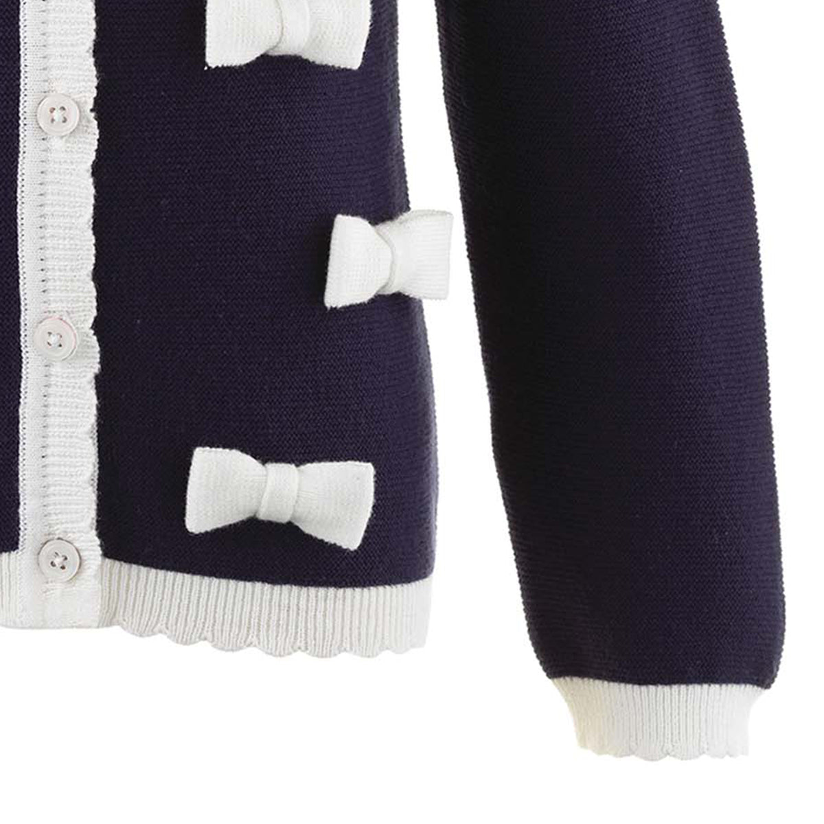 Bow Applique Cardigan