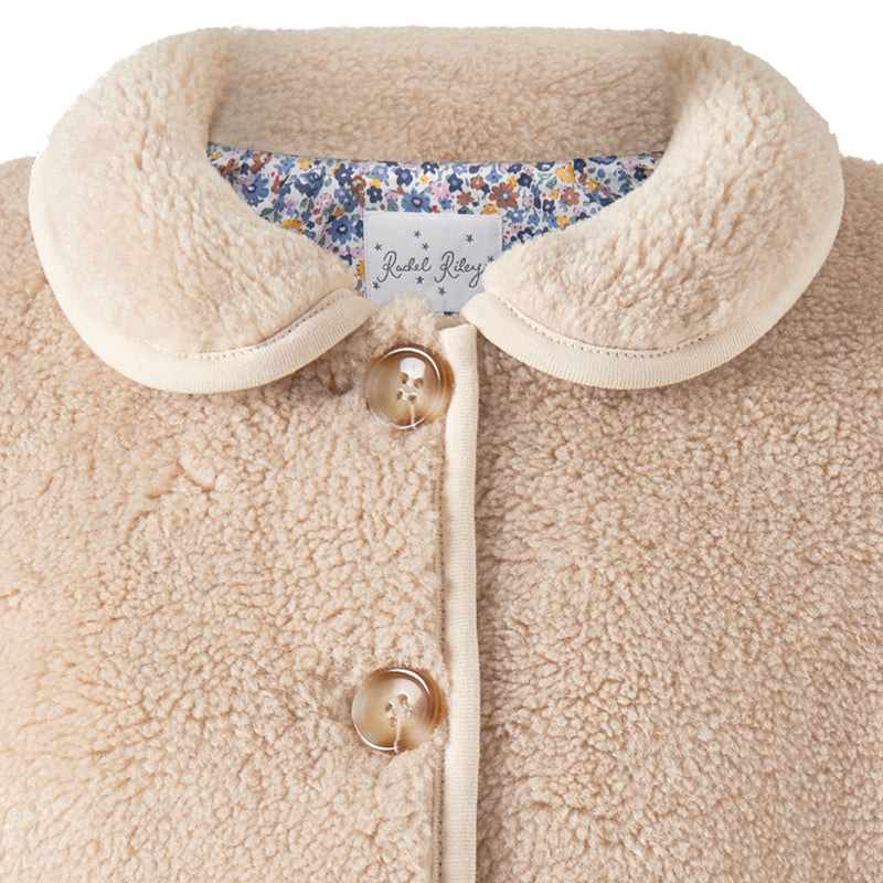 Beige Shearling Jacket