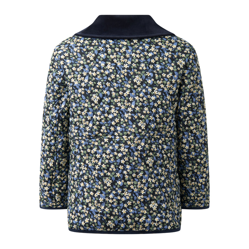 Berry Floral Quilted Jacket