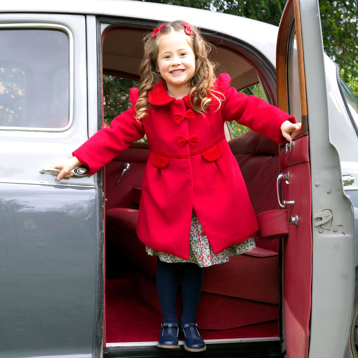 Red Bow Coat