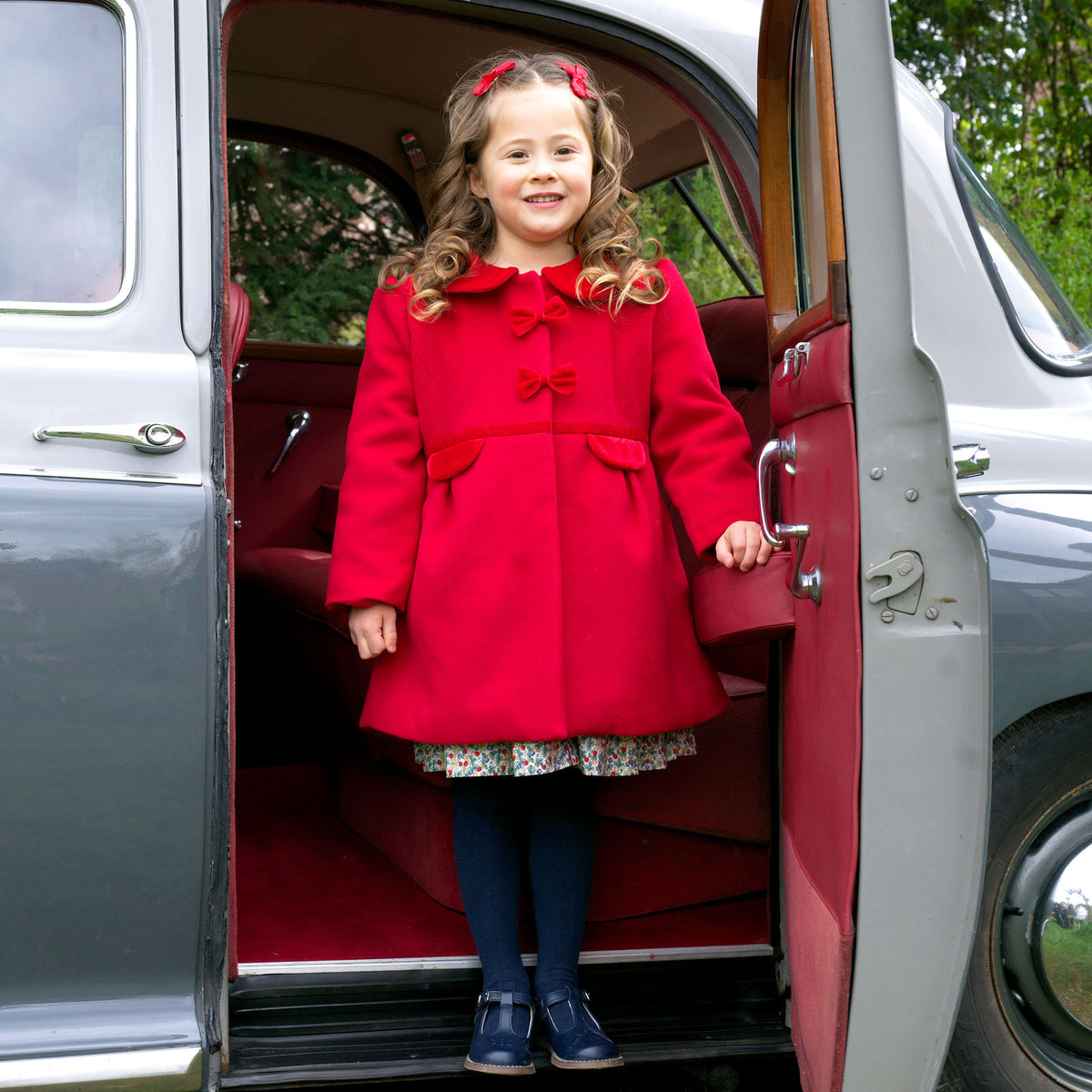 Red Bow Coat