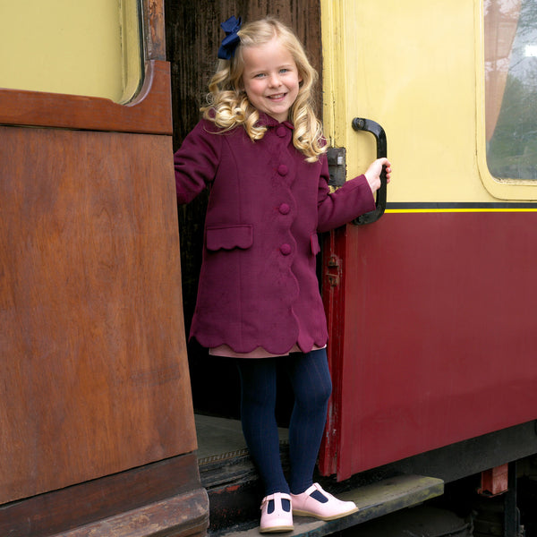 Scalloped Dress Coat