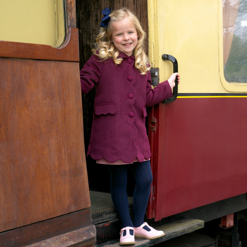 Scalloped Dress Coat