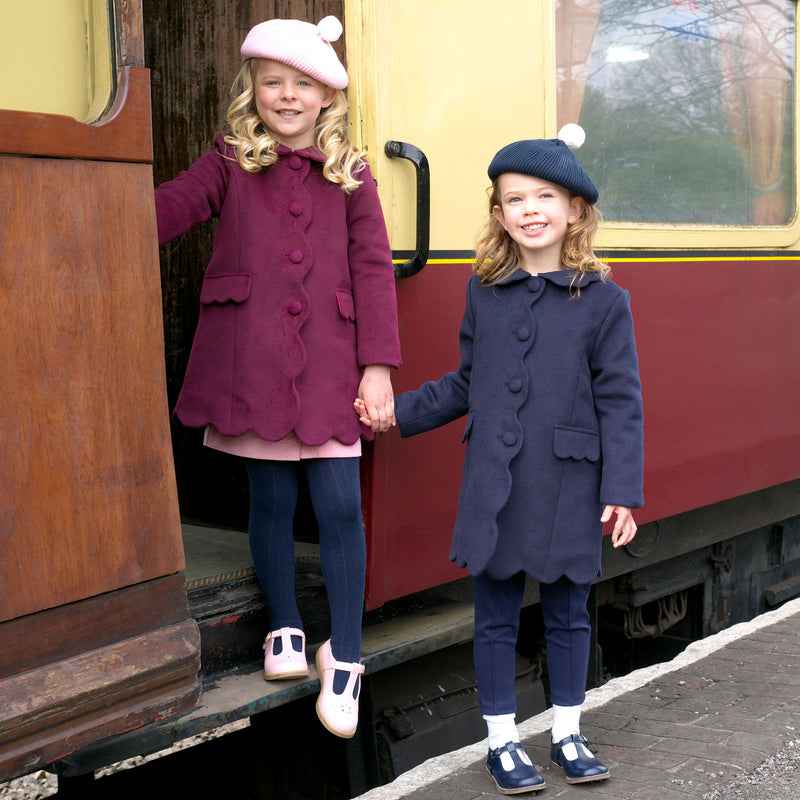 Scalloped Dress Coat