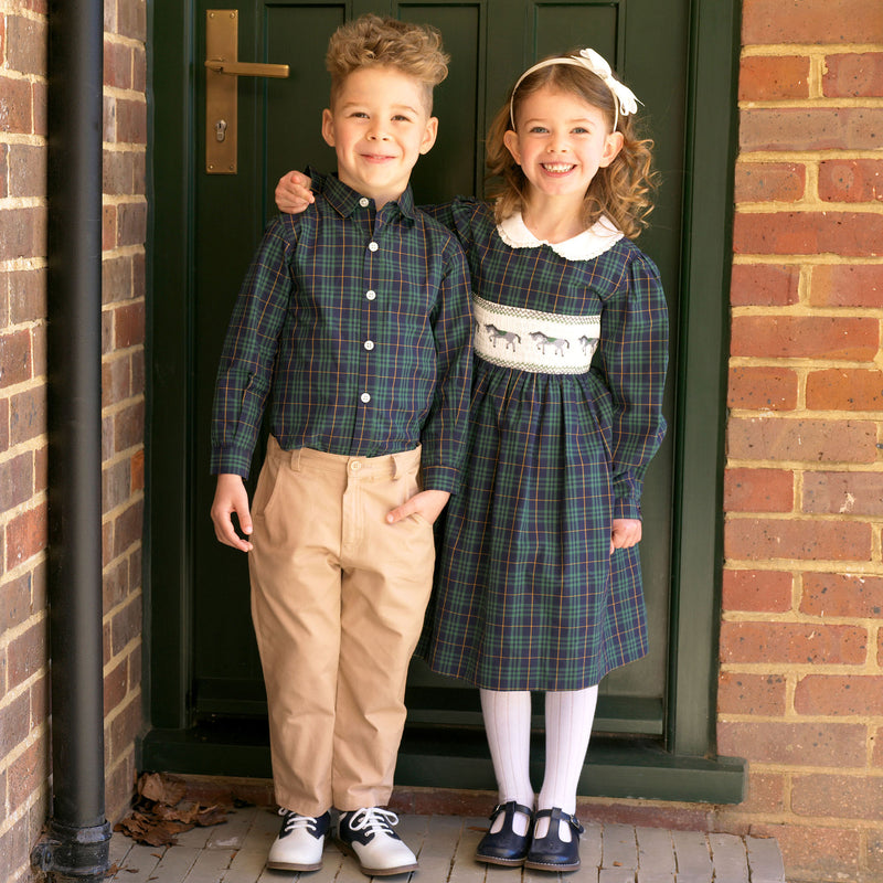 Pony Smocked Dress