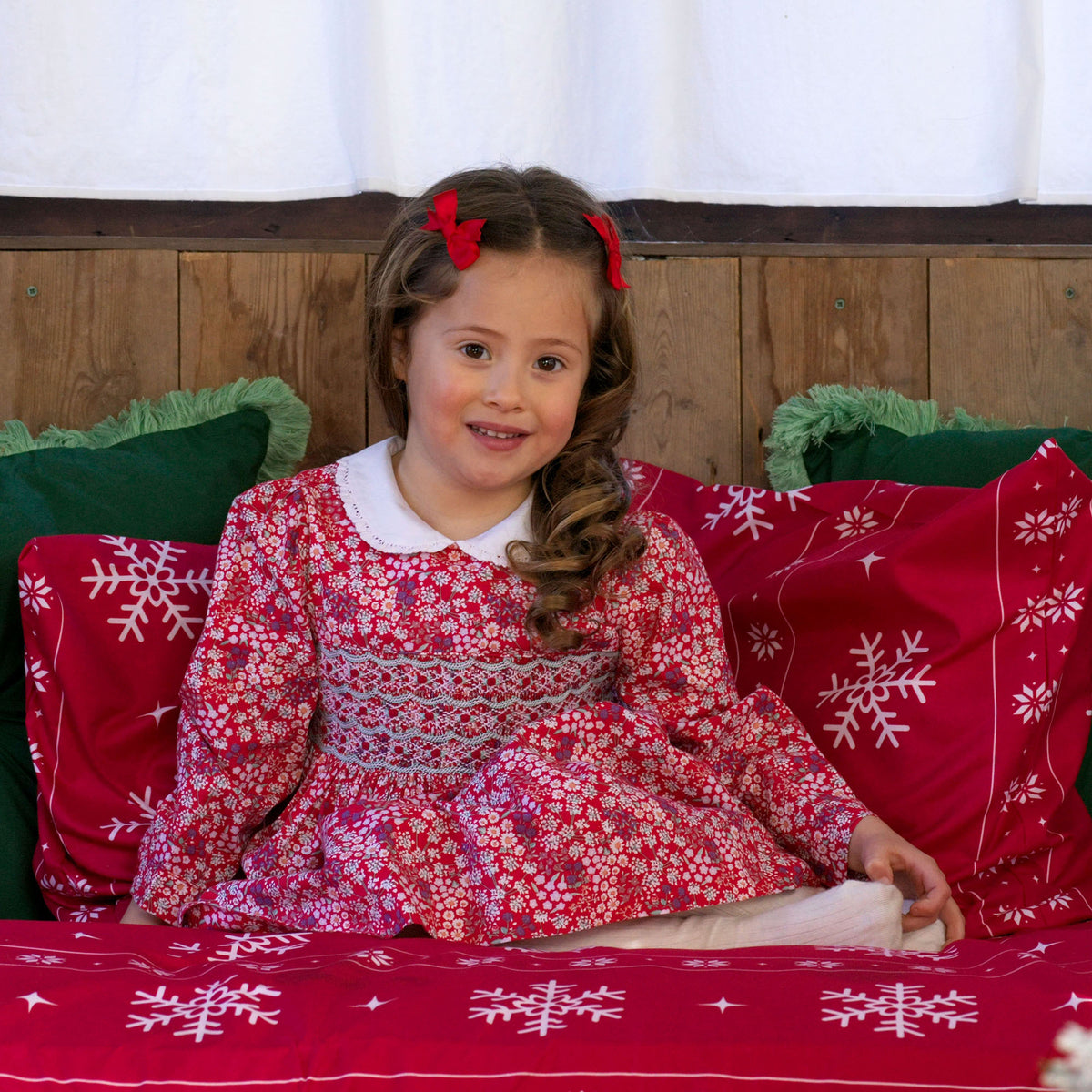 Bouquet Smocked Dress