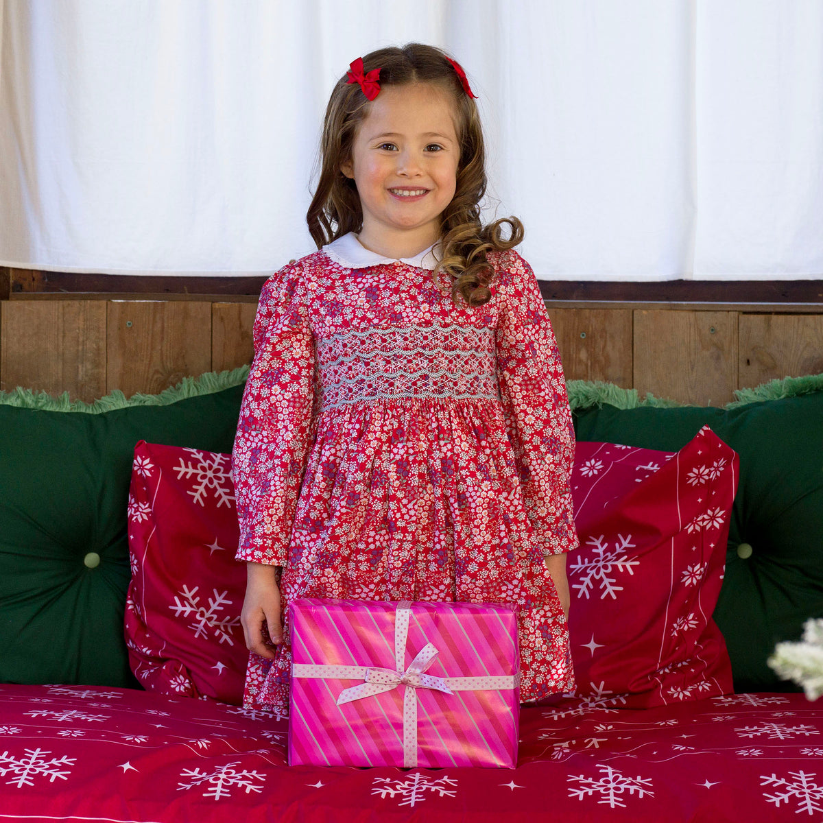 Bouquet Smocked Dress