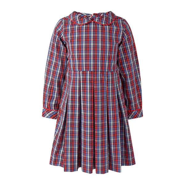 Check Pleated Dress