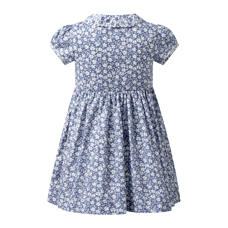 Floral Button-front Dress