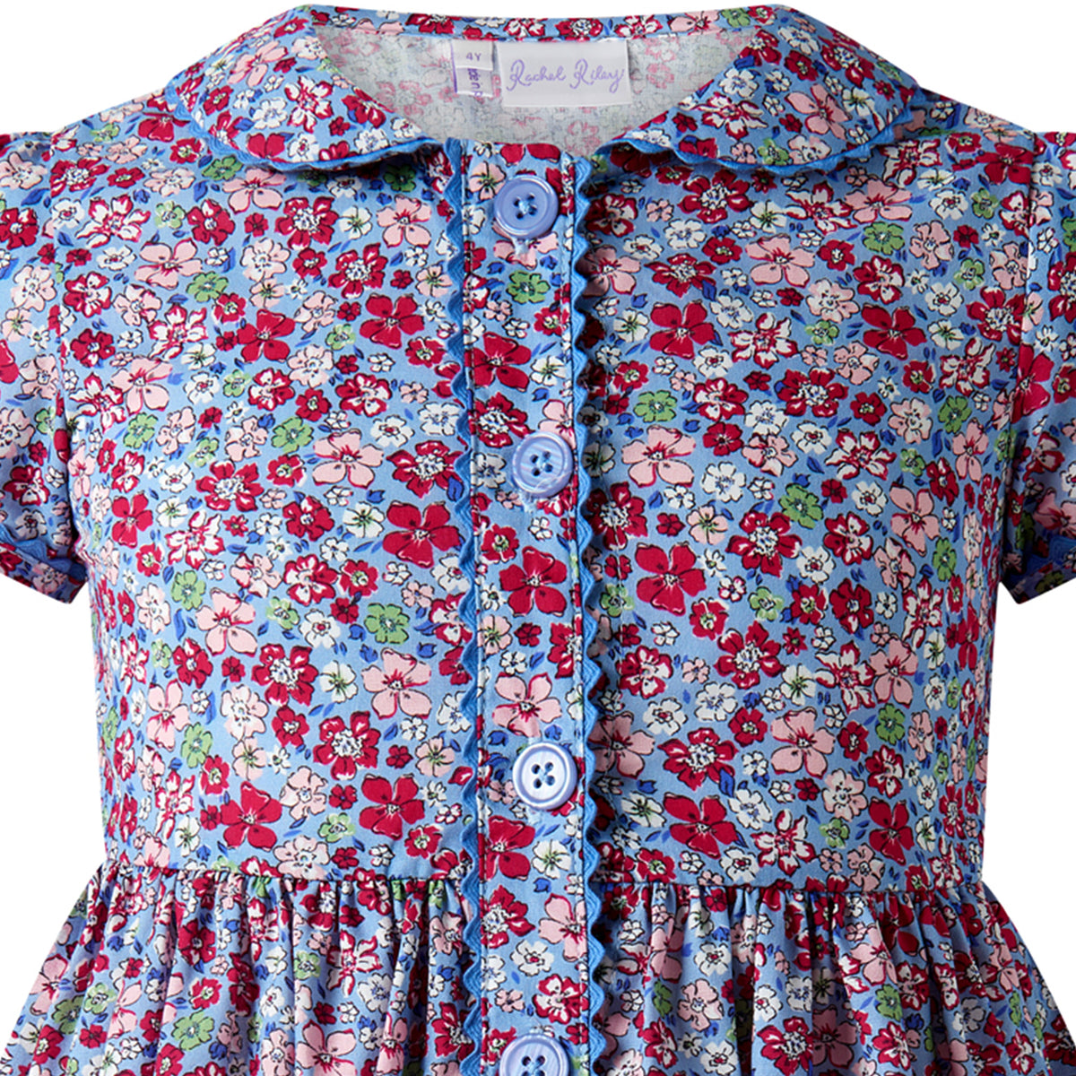 Country Garden Button-Front Dress