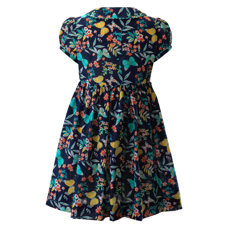 Butterfly Bloom Button Front Dress