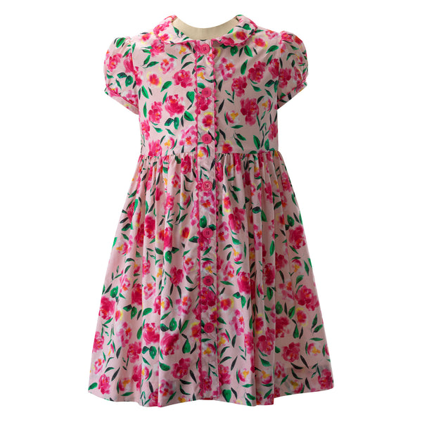 Posy Button Front Dress