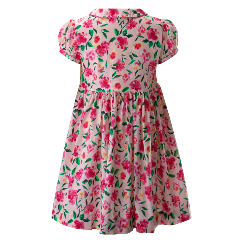 Posy Button Front Dress