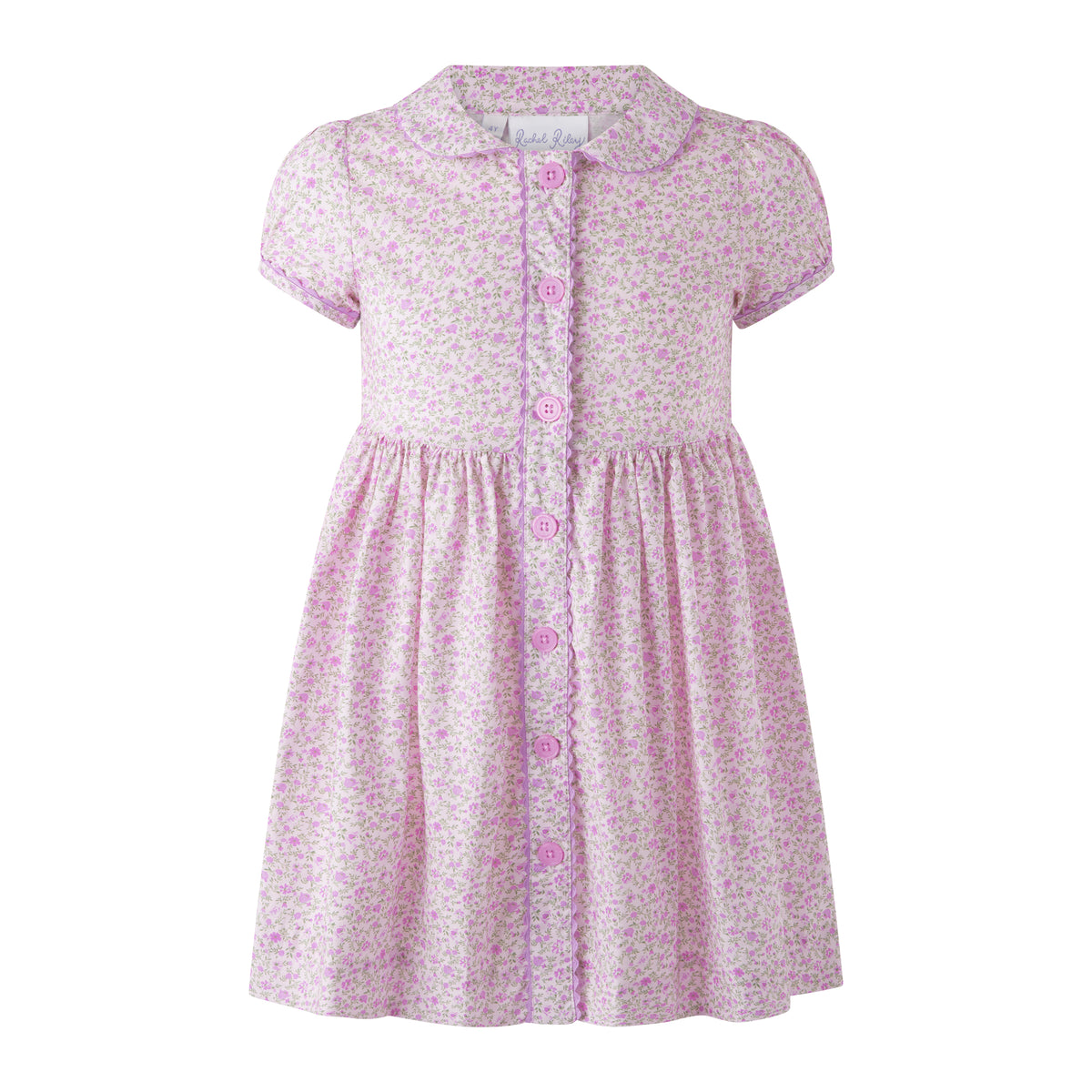 Ditsy Floral Button-Front Dress