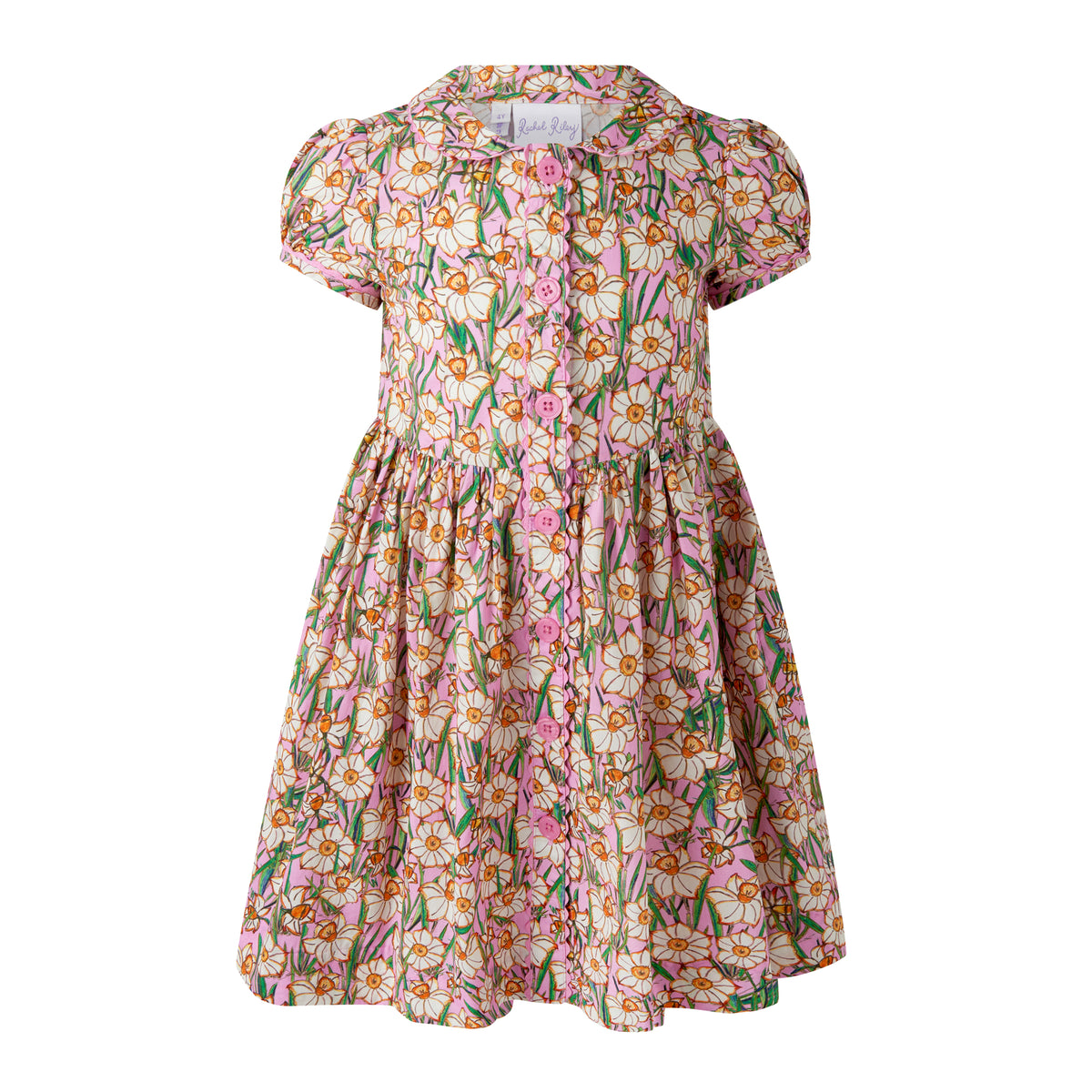 Daffodil Button-Front Dress