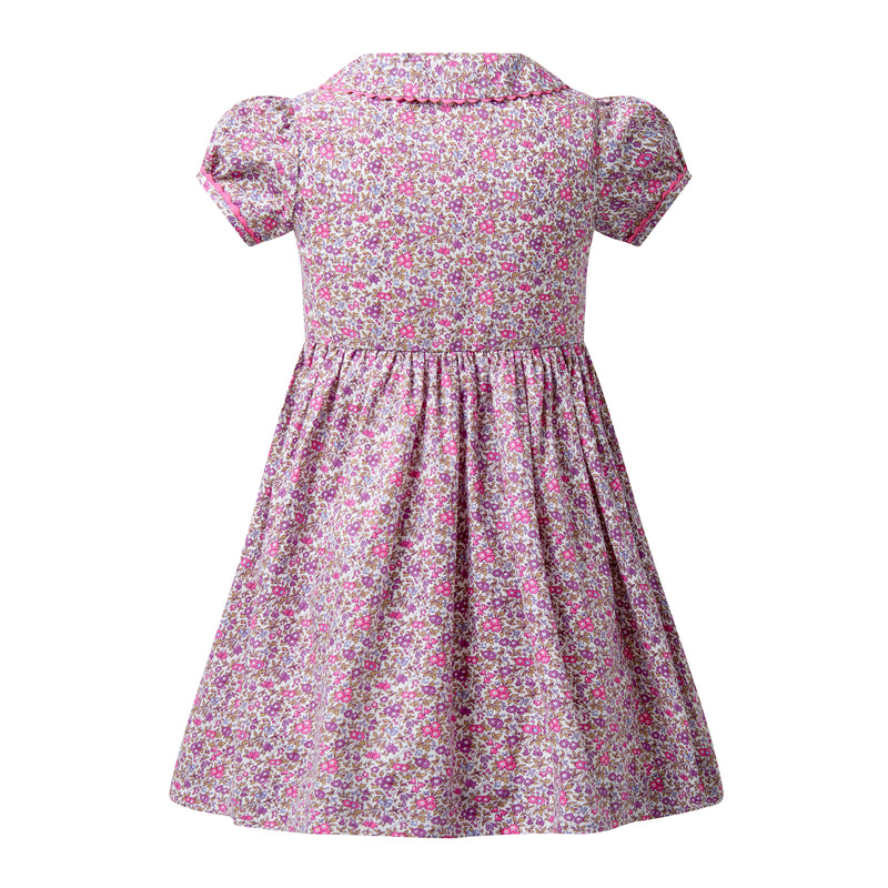 Floral Button-front Dress